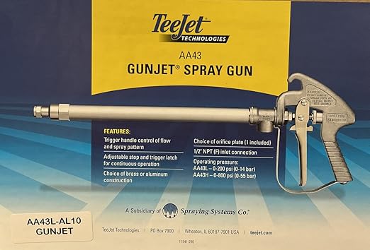 TJ Gunjet Spray Gun 22” Long AA43L-AL6