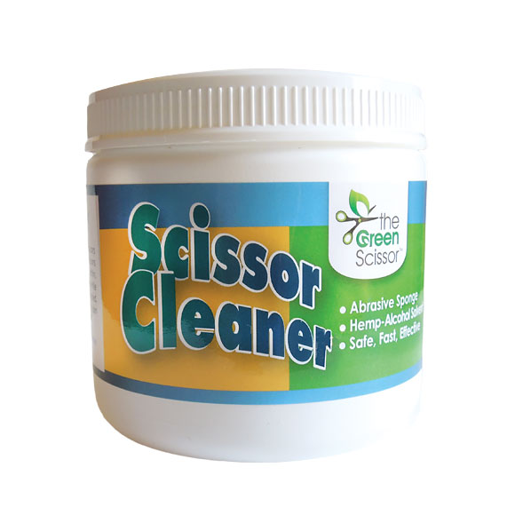 The Green Scissor Cleaner Jar